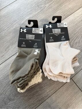 Under Armour Women’s 12 Pairs No Show and Low Cut Socks NWT